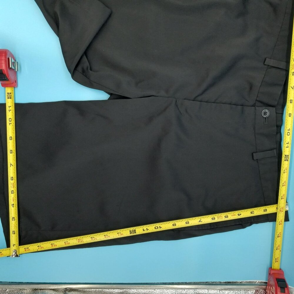 Men's Slazenger Black‎ Dress Golf Shorts Polyester Spandex Flat Front Si… - Picture 3 of 13